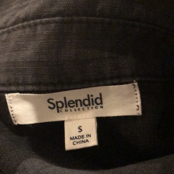 Splendid collection linen blend jean jacket - Picture 8 of 11
